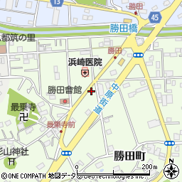 神奈川県横浜市都筑区勝田町1077周辺の地図