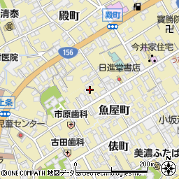 岐阜県美濃市1967-1周辺の地図