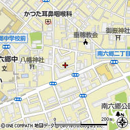 東京都大田区南六郷2丁目22周辺の地図
