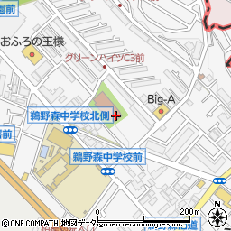 神奈川県相模原市南区鵜野森1丁目22周辺の地図