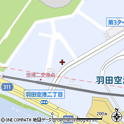 東京都大田区羽田空港2丁目9周辺の地図