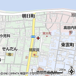 鳥取県境港市東本町13周辺の地図