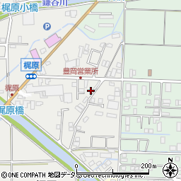 兵庫県豊岡市梶原309-7周辺の地図