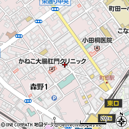 遊食酒場 町田店周辺の地図
