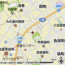 岐阜県美濃市67周辺の地図