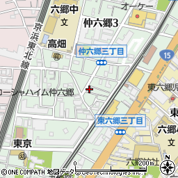 株式会社 仁済デイサービスセンター仲六郷周辺の地図