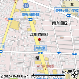 江川町歯科医院周辺の地図
