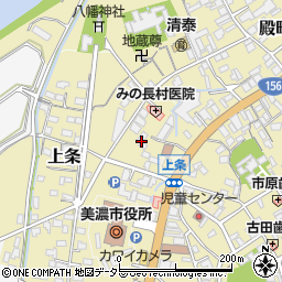 岐阜県美濃市1385周辺の地図