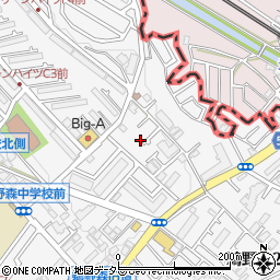 神奈川県相模原市南区鵜野森1丁目32-10-5周辺の地図