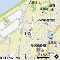 岐阜県美濃市1207周辺の地図