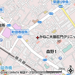 東京都町田市森野1丁目28周辺の地図
