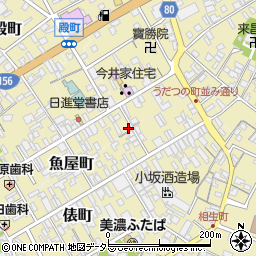 岐阜県美濃市1895周辺の地図
