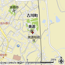 岐阜県美濃市吉川町3043周辺の地図