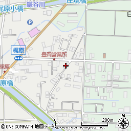 兵庫県豊岡市梶原309-5周辺の地図