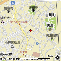 岐阜県美濃市常盤町2439周辺の地図