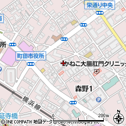 チケパ町田森野第１駐車場周辺の地図
