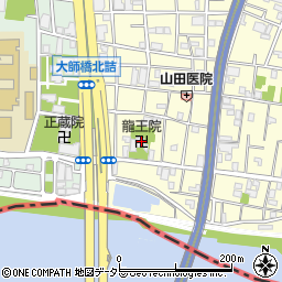 龍王院周辺の地図