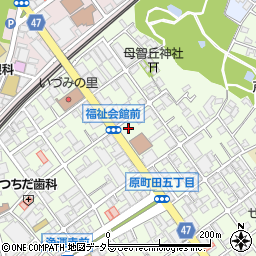 タイムズ町田市健康福祉会館駐車場周辺の地図