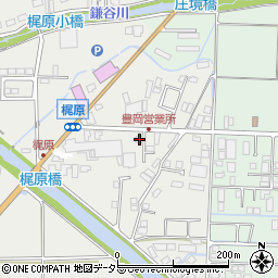兵庫県豊岡市梶原340-20周辺の地図