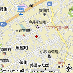 岐阜県美濃市1900周辺の地図