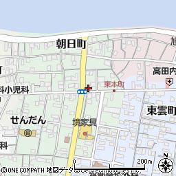 鳥取県境港市東本町103周辺の地図