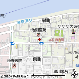 鳥取県境港市松ケ枝町9周辺の地図