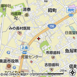 岐阜県美濃市62-1周辺の地図