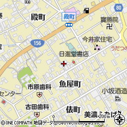 岐阜県美濃市1933周辺の地図