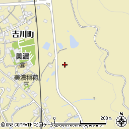 岐阜県美濃市吉川町周辺の地図