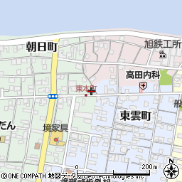 鳥取県境港市東本町108周辺の地図