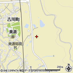 岐阜県美濃市吉川町周辺の地図