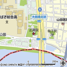 [葬儀場]正蔵院周辺の地図