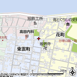 鳥取県境港市東雲町10-6周辺の地図