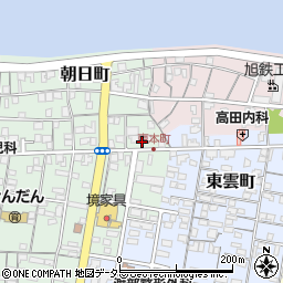 鳥取県境港市東本町107周辺の地図