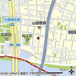 羽田西町会館周辺の地図