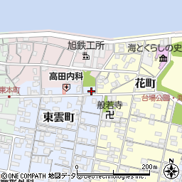 鳥取県境港市東雲町10周辺の地図