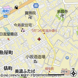 岐阜県美濃市2292周辺の地図