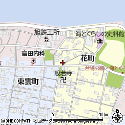 鳥取県境港市花町190周辺の地図
