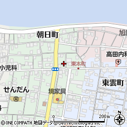鳥取県境港市東本町105周辺の地図
