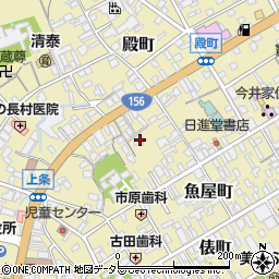 岐阜県美濃市58-7周辺の地図