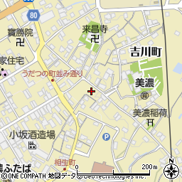 岐阜県美濃市2374周辺の地図