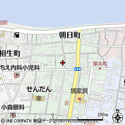 鳥取県境港市東本町101周辺の地図
