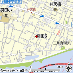 ２２世紀羽田ビル周辺の地図