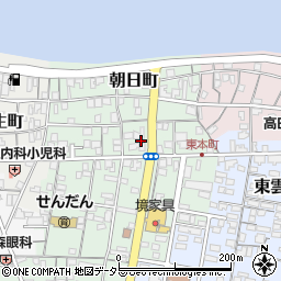 鳥取県境港市東本町102周辺の地図