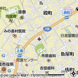 岐阜県美濃市62-15周辺の地図