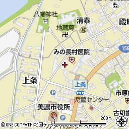 岐阜県美濃市1390周辺の地図