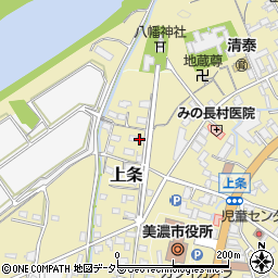 岐阜県美濃市1195-5周辺の地図