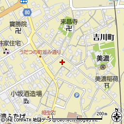 岐阜県美濃市2369周辺の地図