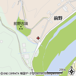 岐阜県美濃市前野15周辺の地図