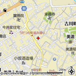 岐阜県美濃市常盤町2337周辺の地図